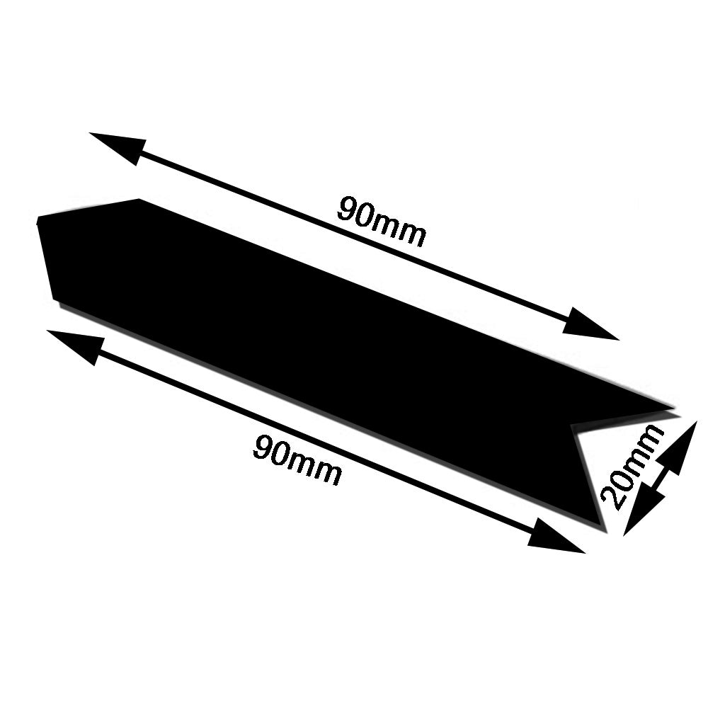 Black Corner Tabs